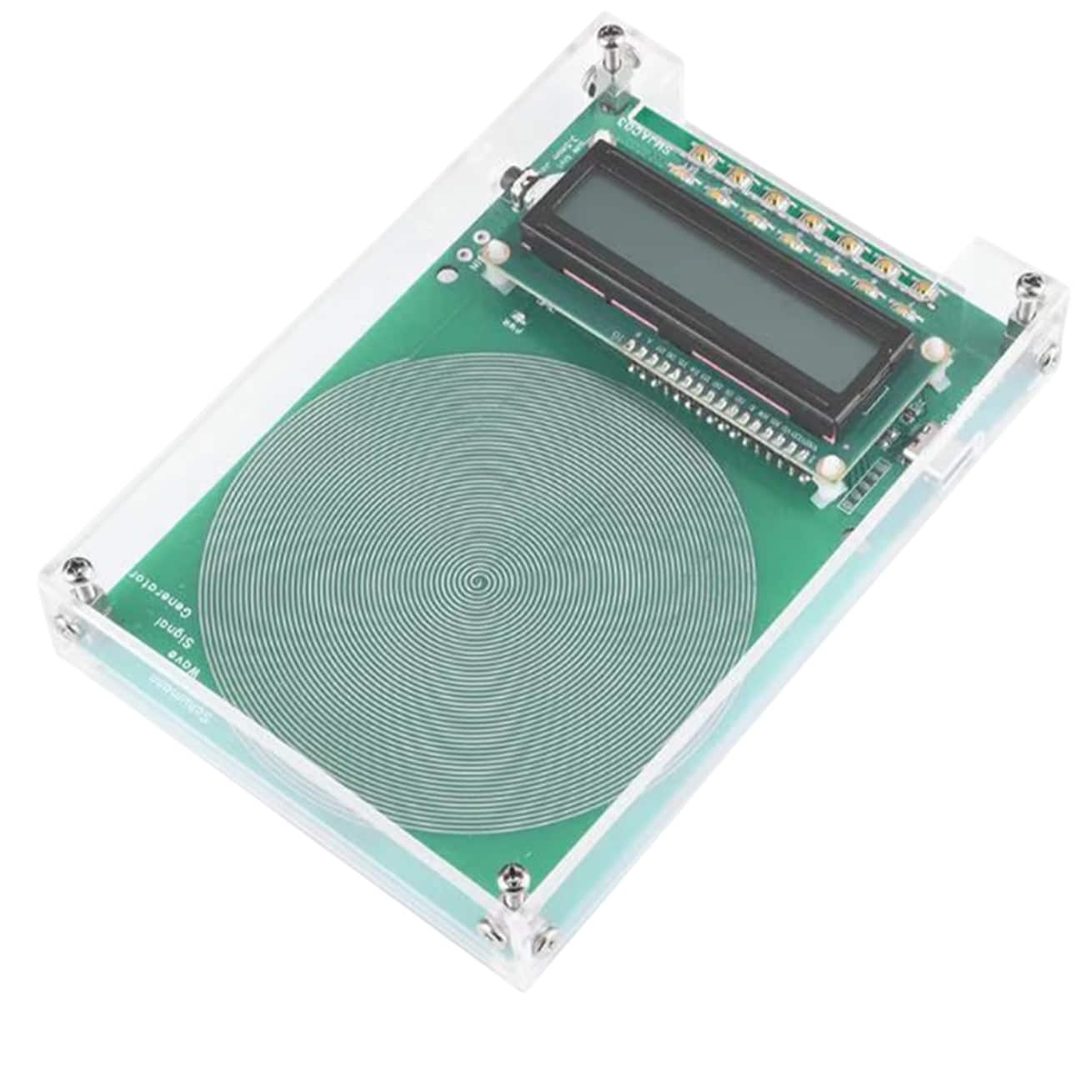VeraTone — fanless 0.01 Hz to 200 kHz frequency desk-box for nightstand wellness