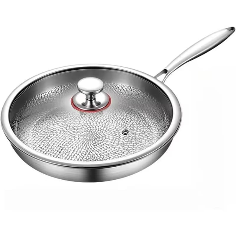 PureForge Titanium Pan — pure titanium cooking surface PFAS-free