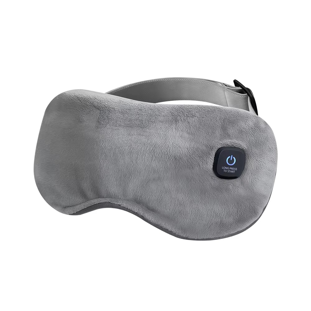 LumaRest cordless heated eye mask — 131 F sustained for the full 15-minute session